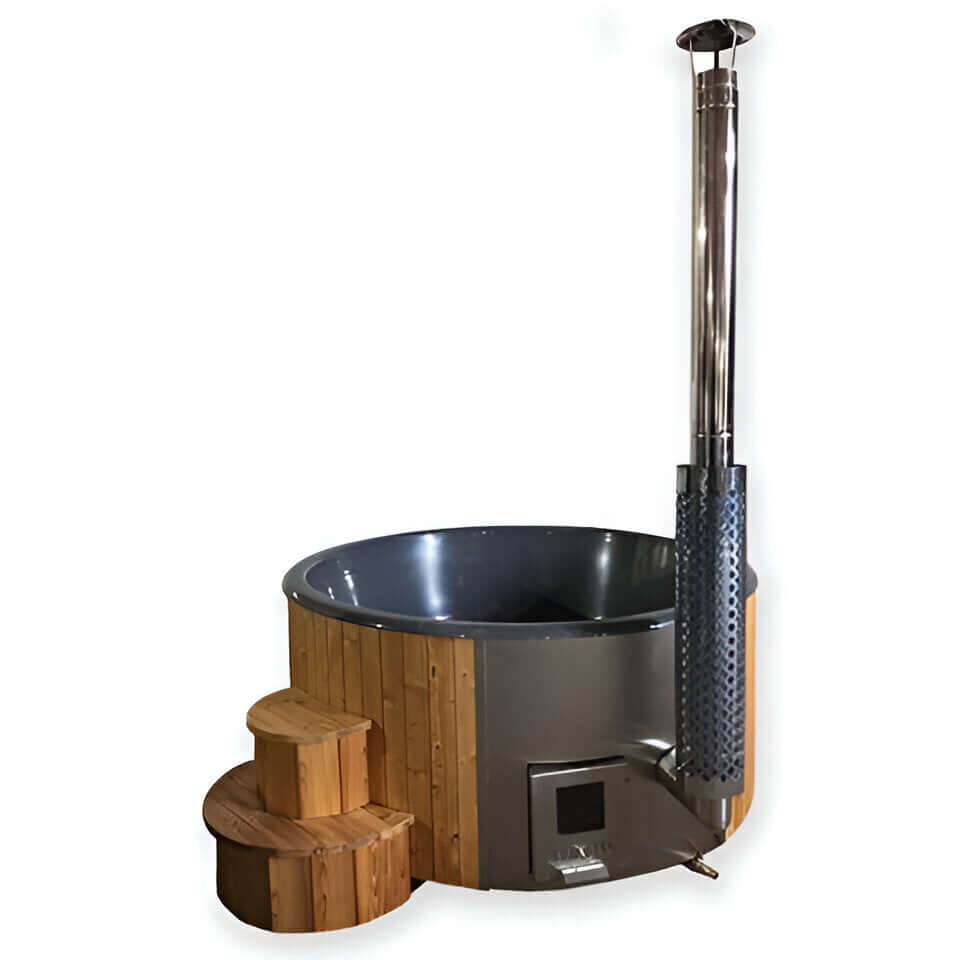 SaunaLife S4 6 Person Wood Fired Hot Tub