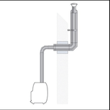 HUUM Thru-Wall Chimney Kit