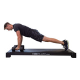 male model on yoga vibe plate