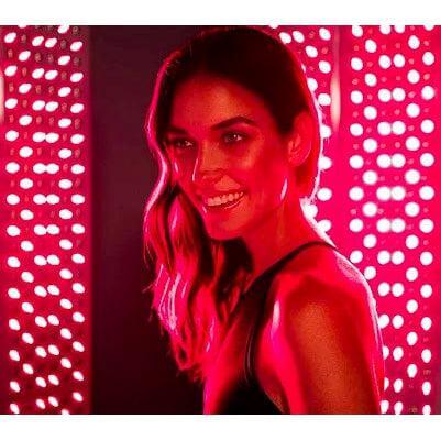 Women after glow from a session of Vitality Booth® Plus - Halotherapy Solutions