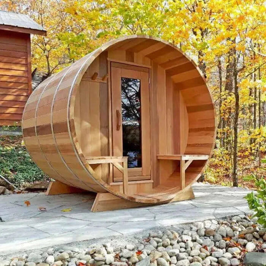 Leisurecraft Barrel Outdoor Sauna