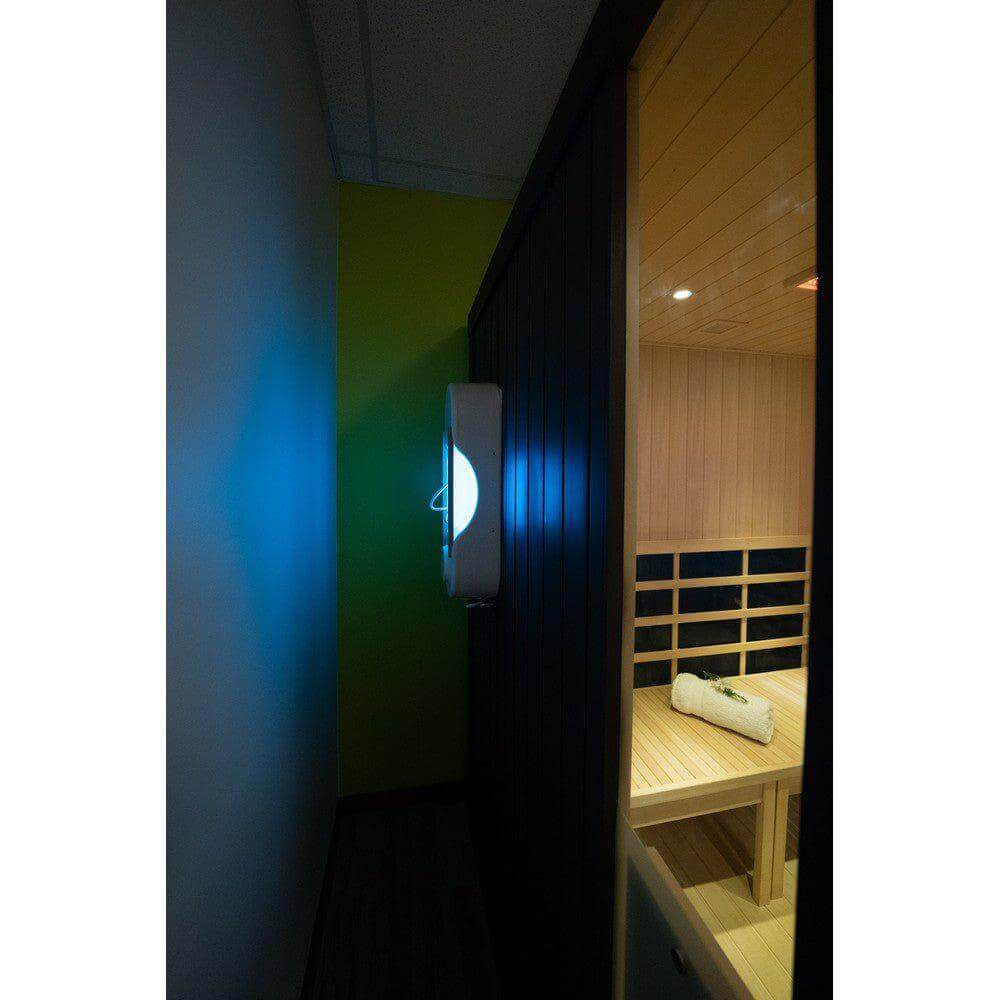 Premium Halo Salt Room with mood lighting for holistic therapy