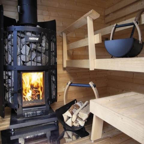 Harvia Protective Bedding For Wood-Burning Sauna Stoves | WL110, view 3, RecovAthlete