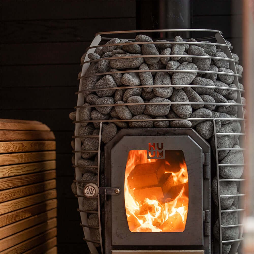 HUUM HIVE WOOD Wood-burning Sauna Stove 13kW/17kW, view 3, RecovAthlete