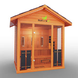 Medical Nature 8 Plus - 6 Person Outdoor Infrared Sauna side view