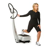 women strectching on Power Plate my3 Full Body Vibration Platform