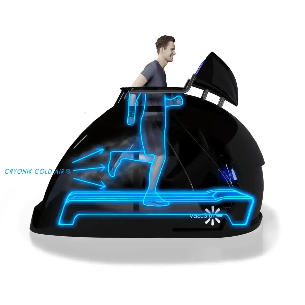 Vacuactivus VacuStar Treadmill, view 6, RecovAthlete