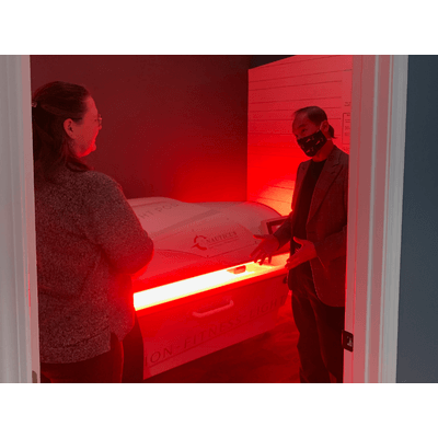 Prism Light Pod Red Light Therapy Bed, view 14, RecovAthlete