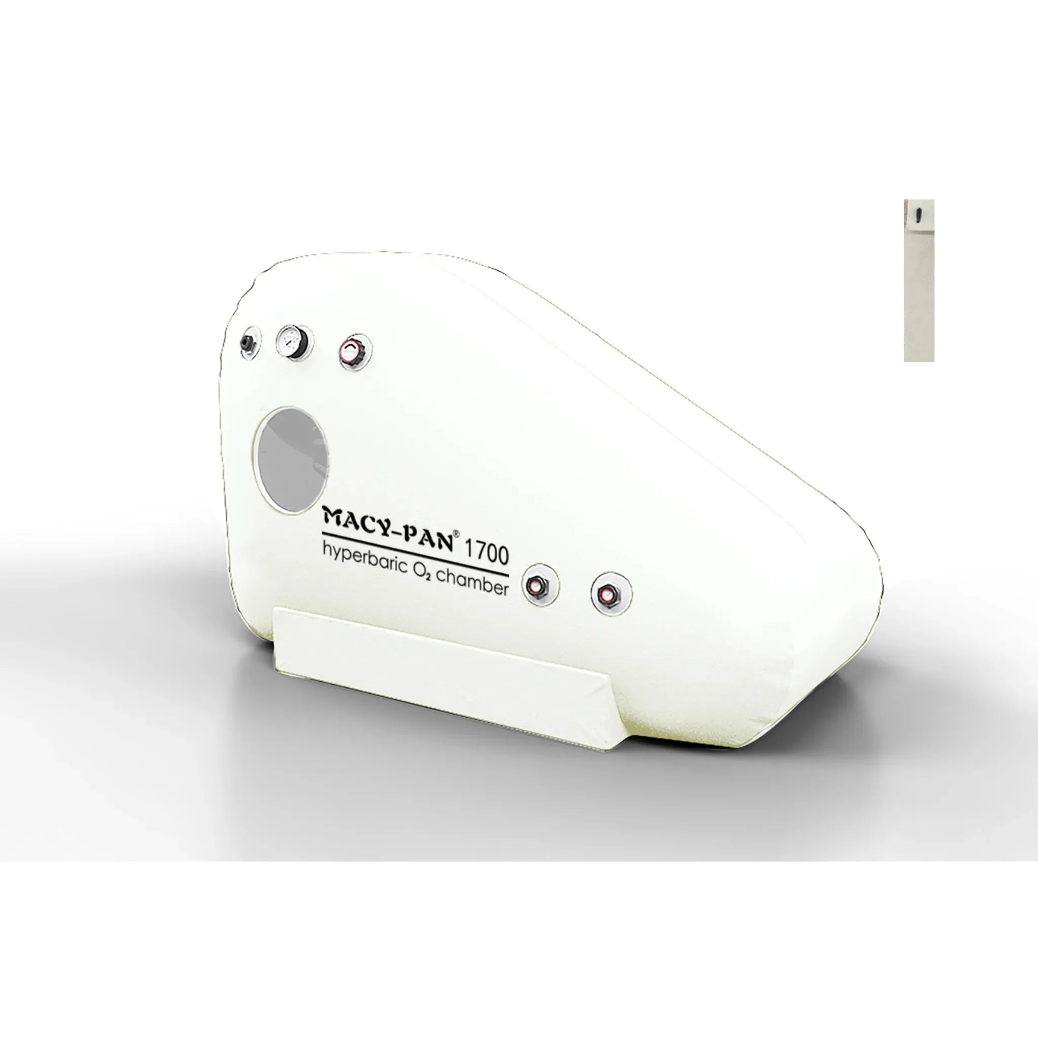 Macy-Pan 1700 Hyperbaric Oxygen Therapy Chamber Sitting Type, compact design for home health therapy.