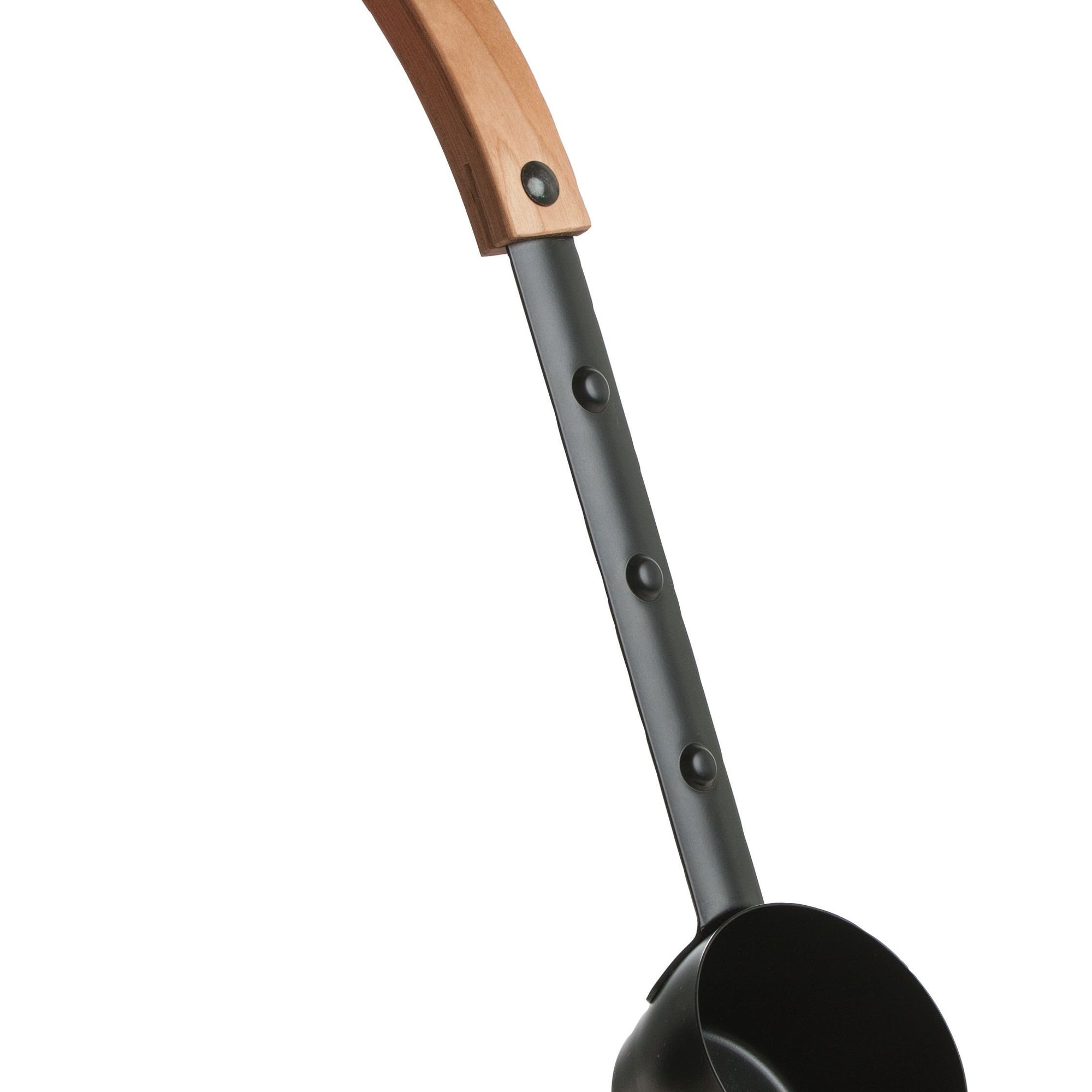 Harvia SASPO101 Legend sauna ladle black steel with thermo aspen handle