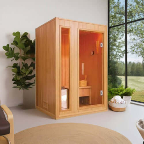 Sunray Baldwin 2 Person Traditional Sauna hl200sn, RecovAthlete