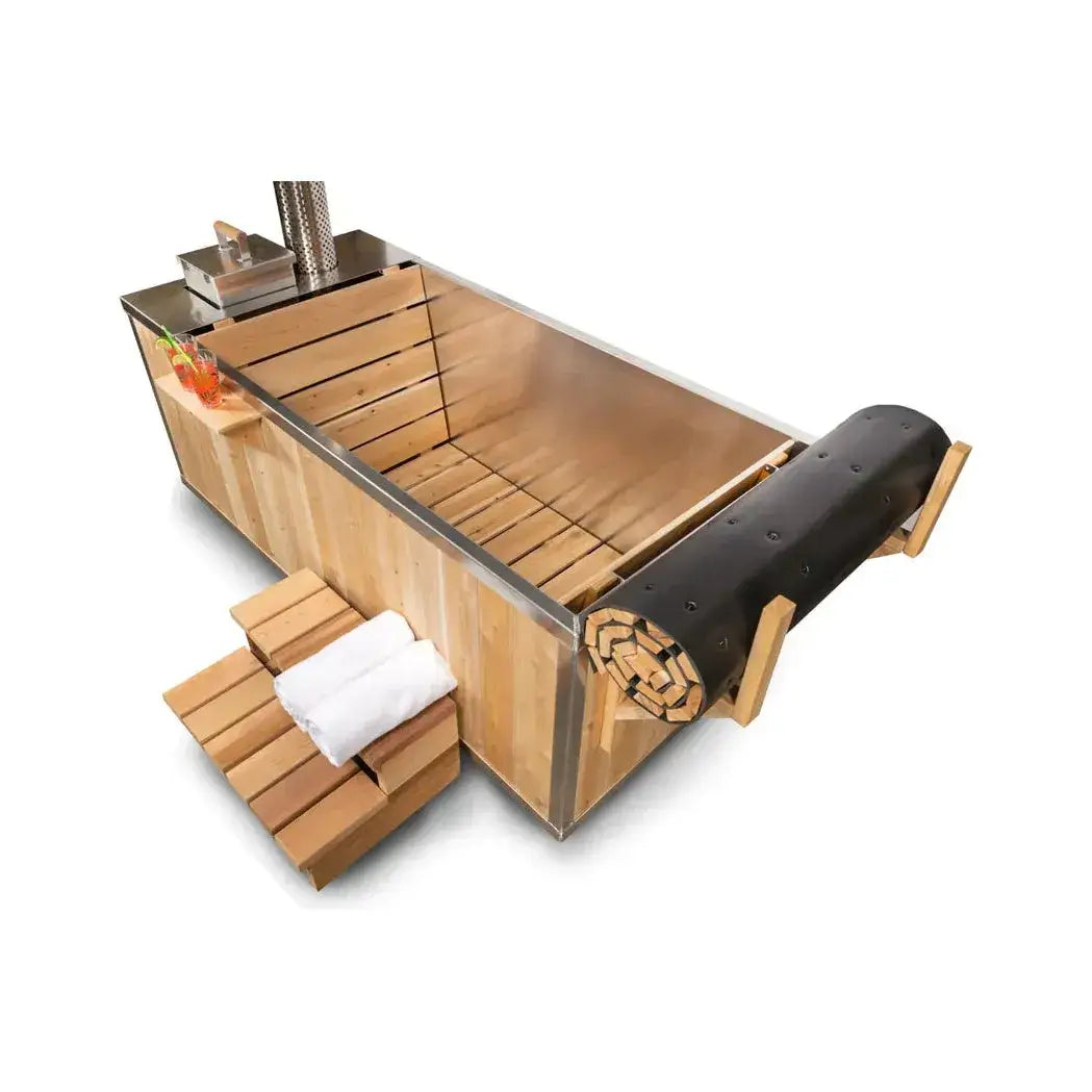 Leisurecraft The Starlight Wood Burning Hot Tub | CT372W, view 4, RecovAthlete
