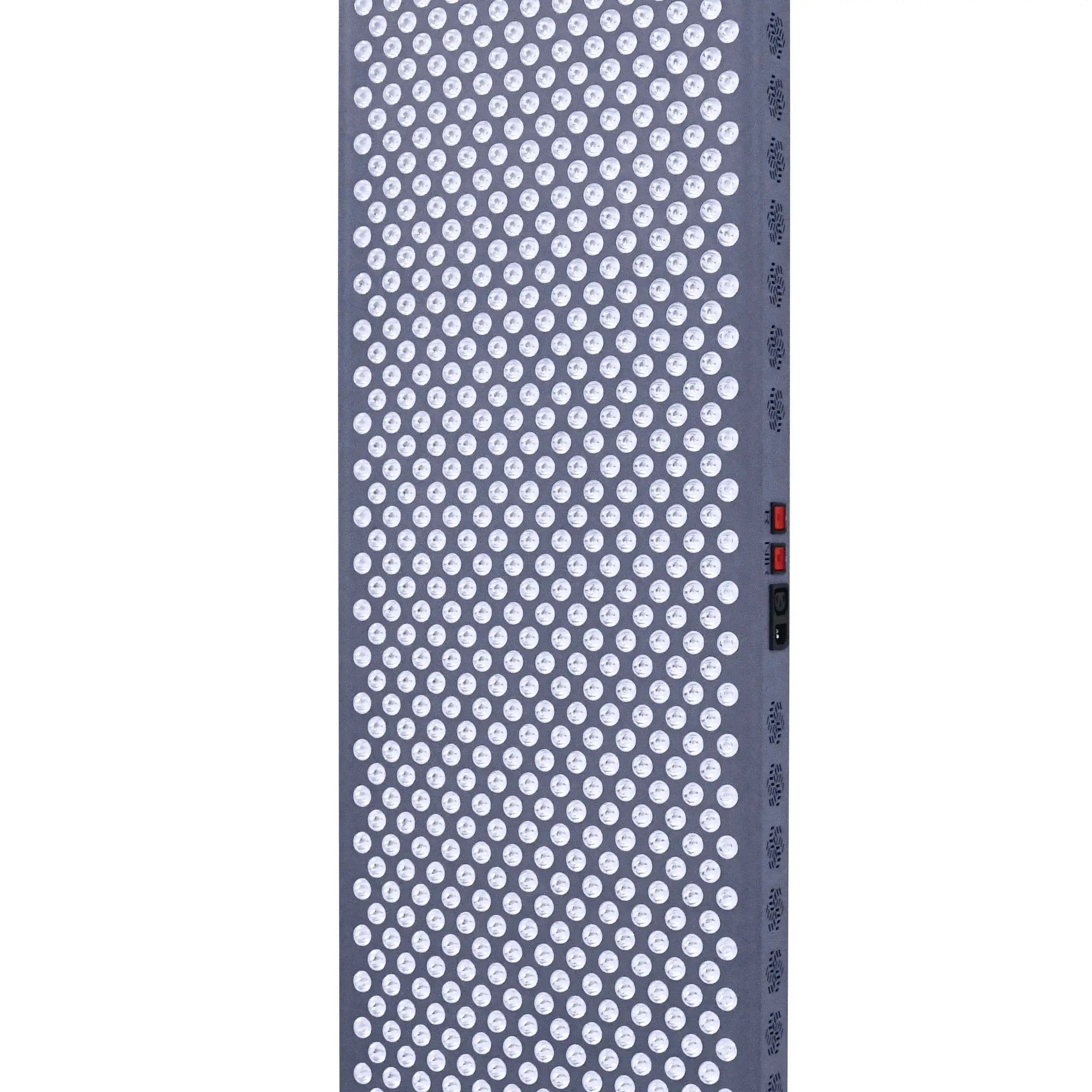 Hooga PRO4500 Red Light Therapy Panel side view illuminated