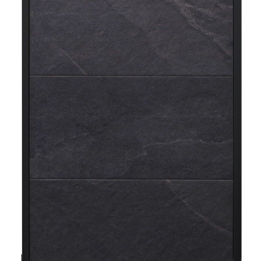 Harvia SACSW001M decorative stone wall panel with black aluminium frames