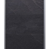 Harvia SACSW001 decorative stone wall panel with grey aluminium frames