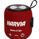 Harvia SAC80500 water resistant Bluetooth sauna speaker red