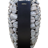 Harvia Spirit SP60E electric sauna heater in graphite black, front view