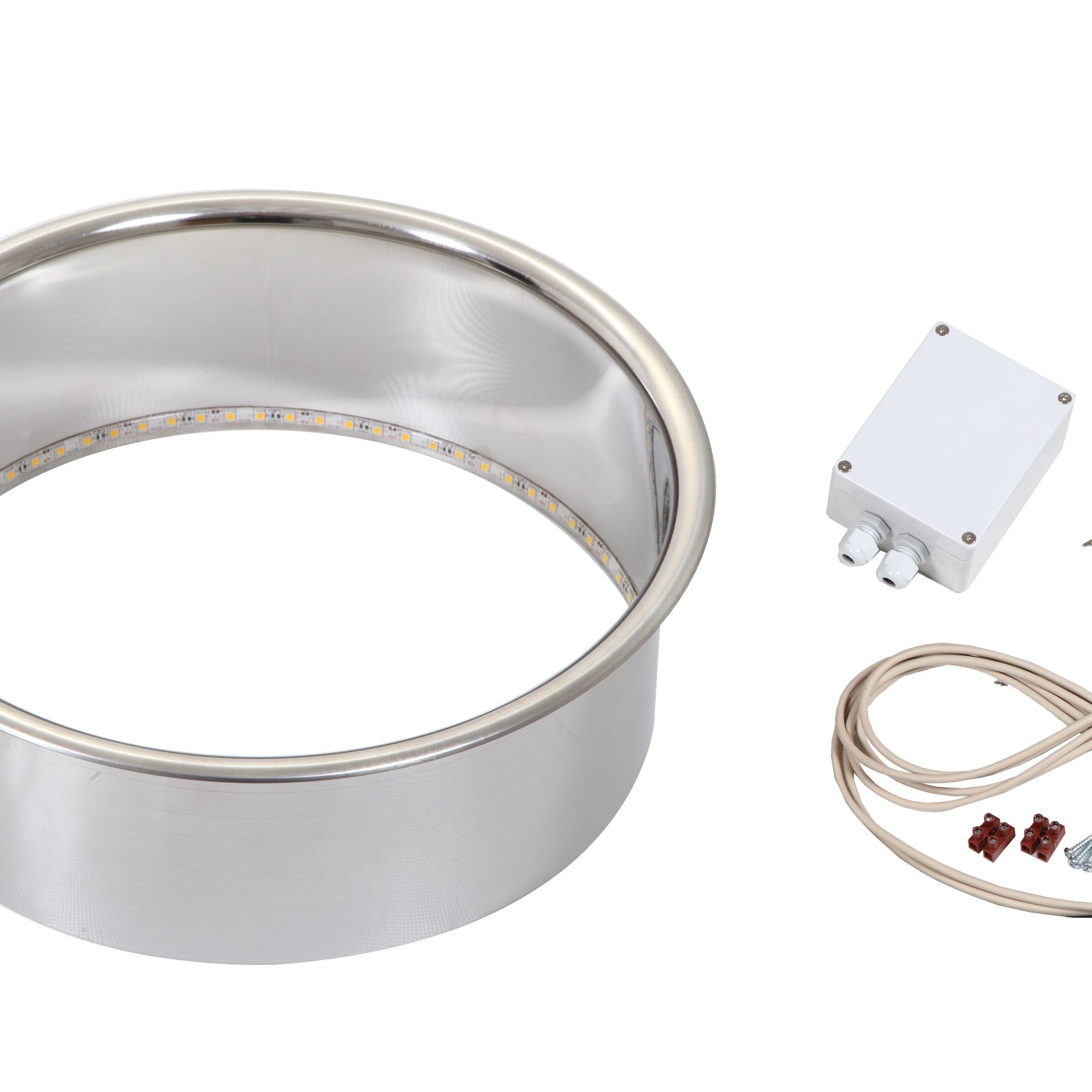 Harvia HPCU2LUL embedding flange with LED lighting for Cilindro sauna heaters
