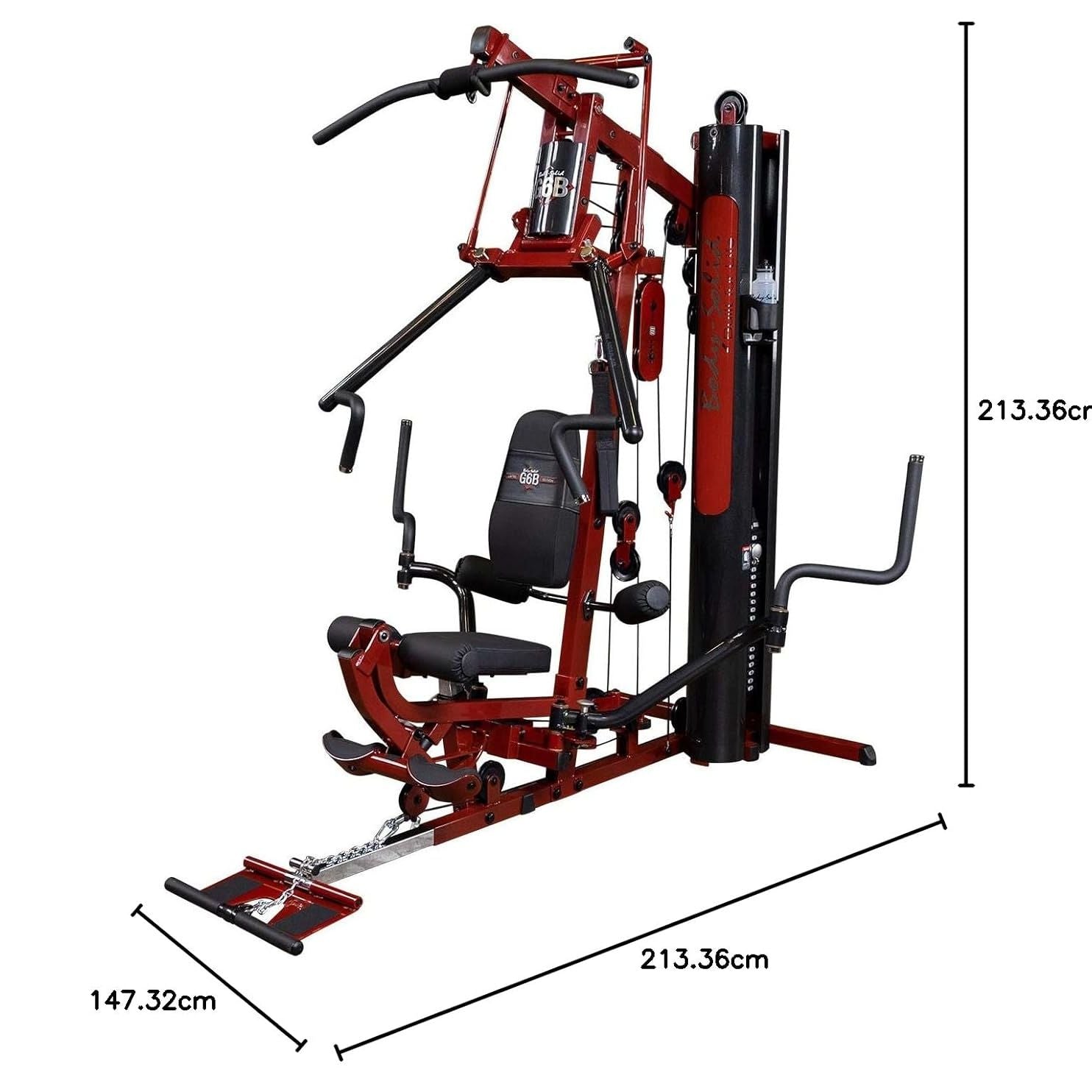 Body-Solid G6BR Bi-angular Home Gym, view 22, RecovAthlete
