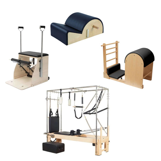 Elina Elite Cadillac – Complete Pilates Studio Package (Cadillac Combo, Chair, Barrel & Corrector)