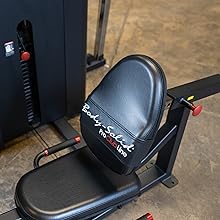 Leg Press on Body Solid Pro Clubline S1000 Four-Stack Gym