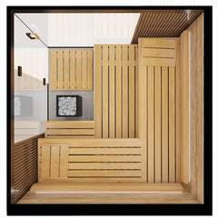 Aalto Indoor Sauna Cabin 3–4 Person | ThermaSol
