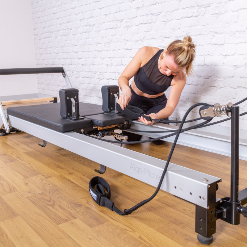Diagonal view of the C8-Pro with a client mid exercise