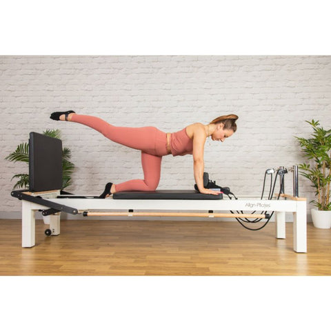 Align Pilates® C8-S White Studio Reformer