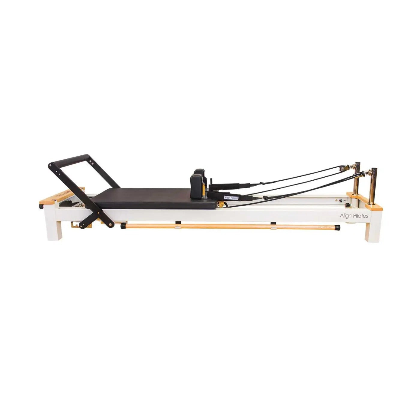 C8-S Pro reformer without leg extensions, side view at standard bed height