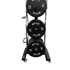 CFF-BPR6 Mobile Bar & Olympic Bumper Plate Rack