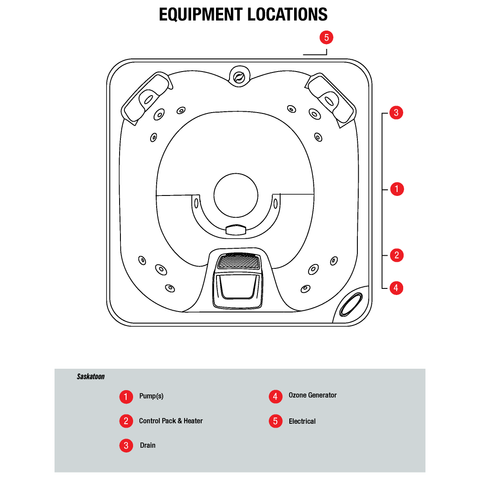 Canadian Spa Saskatoon 2-4 Person Luxury Hot Tub - Fitness Recovery Lab