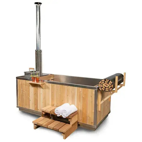 Leisurecraft The Starlight Wood Burning Hot Tub | CT372W, view 8, RecovAthlete