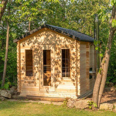 Dundalk LeisureCraft Canadian Timber Georgian Cabin Sauna with Changeroom