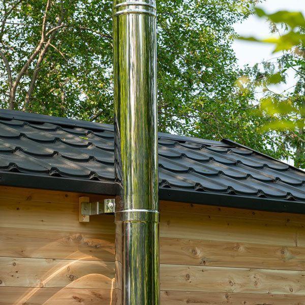Leisurecraft Canadian Timber Georgian Cabin Sauna with Changeroom