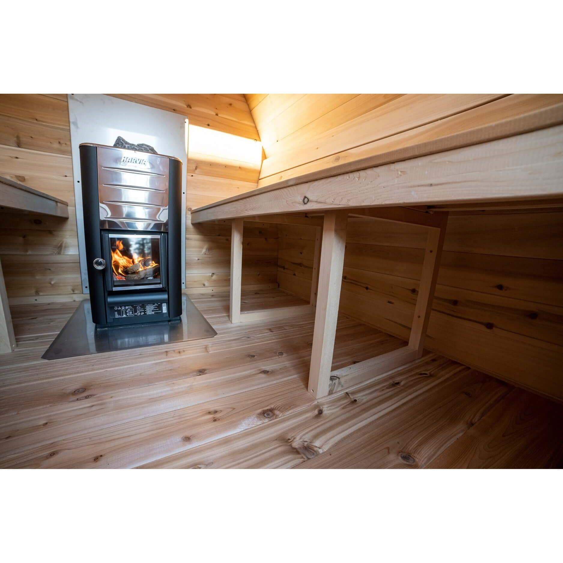 Leisurecraft Canadian Timber 4 Person MiniPOD Sauna | CTC77MW, view 21, RecovAthlete