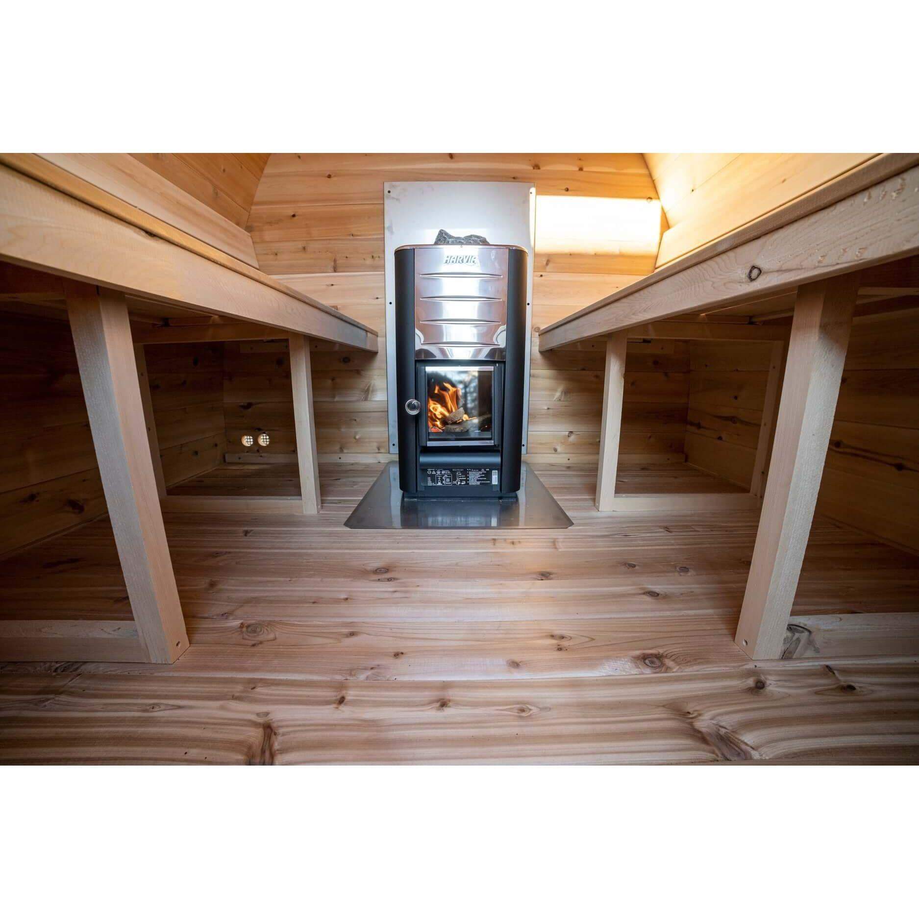 Leisurecraft Canadian Timber 4 Person MiniPOD Sauna | CTC77MW, view 25, RecovAthlete