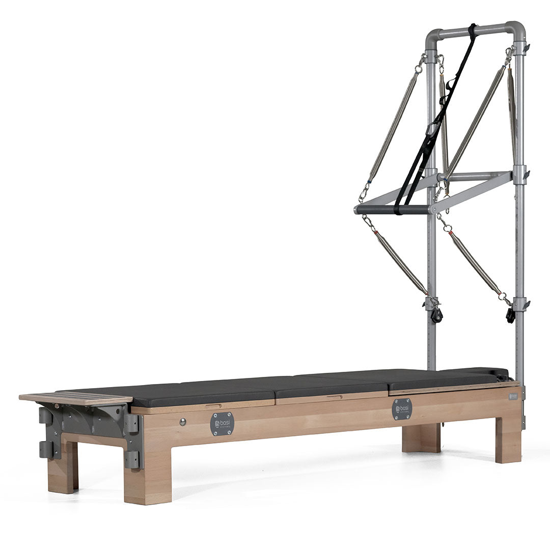 BASI Systems Compact Pilates Reformer Machine with Tower#color_anthracite-grey