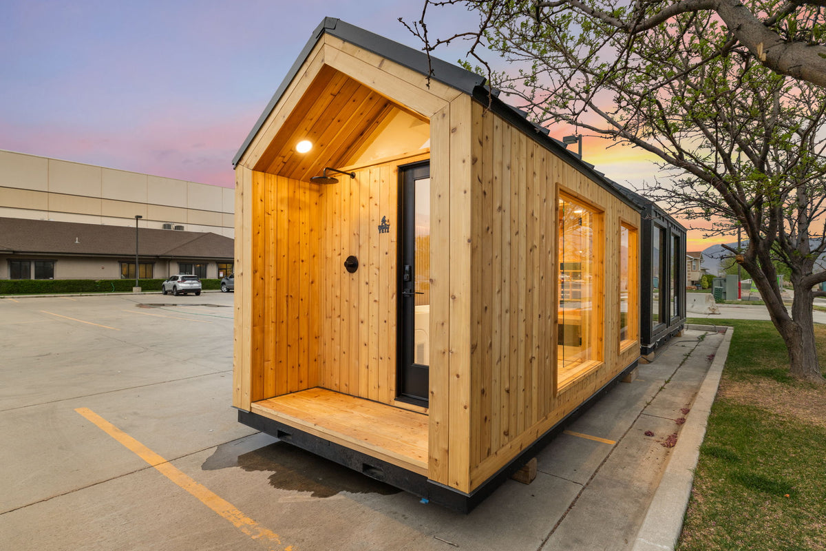 Sweaty Yeti Fit Studio Outdoor Fitness Cabin