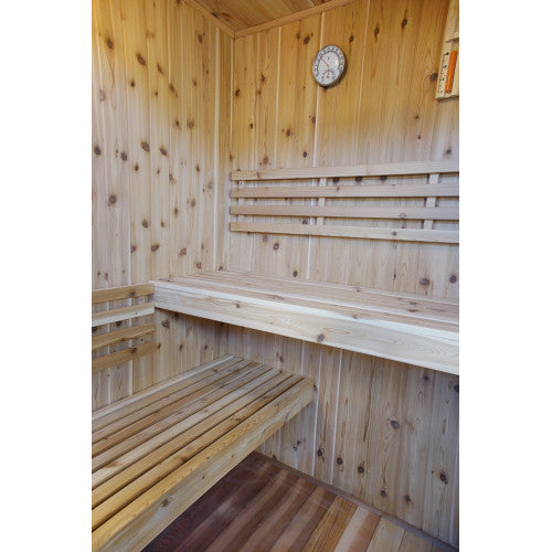 SunRay Hampton 3 Person Traditional Indoor Sauna, view 6, RecovAthlete