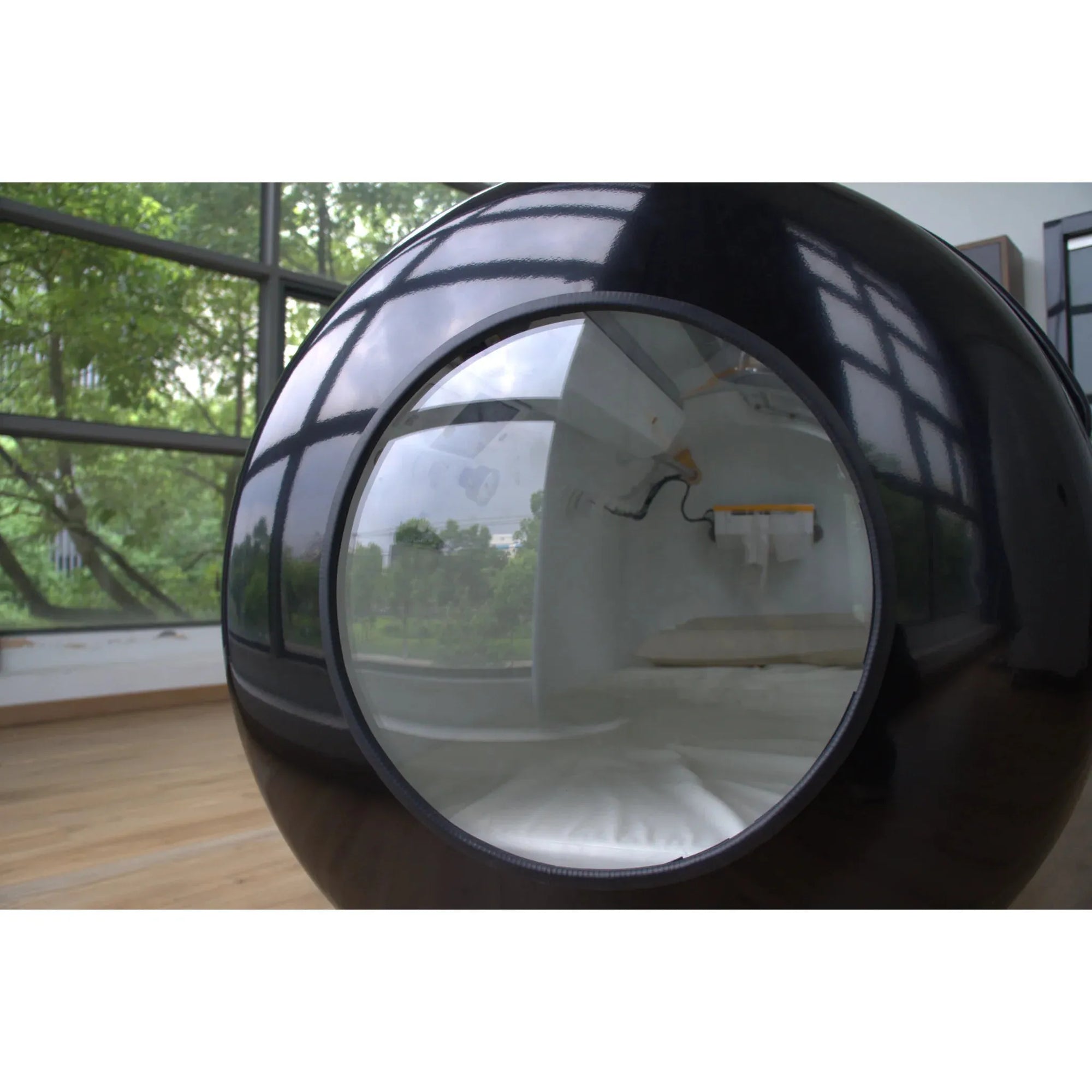 Macy-Pan HP2202-90 Diamond Hyperbaric Oxygen Therapy Chamber with transparent viewing window.