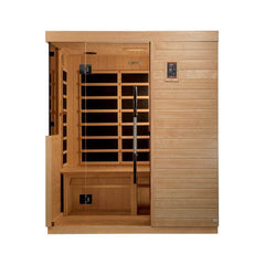 Dynamic Bilbao 3-Person Ultra Low EMF FAR Infrared Sauna (Canadian Hemlock)