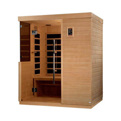 Dynamic Bilbao 3-Person Ultra Low EMF FAR Infrared Sauna (Canadian Hemlock)