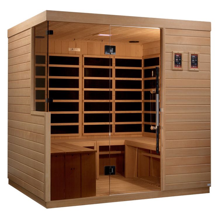 Dynamic La Sagrada 6-Person Ultra Low EMF FAR Infrared Sauna (Canadian Hemlock)