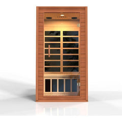 Dynamic Avila Elite 1-2-Person Ultra Low EMF FAR Infrared Sauna (Canadian Hemlock)