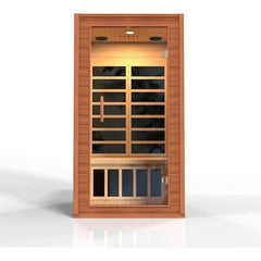 Dynamic Avila 1-2-Person Low EMF FAR Infrared Sauna (Canadian Hemlock)