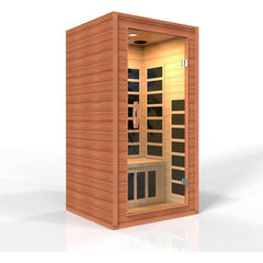 Dynamic Avila Elite 1-2-Person Ultra Low EMF FAR Infrared Sauna (Canadian Hemlock)