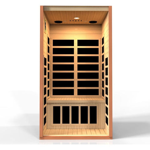 Dynamic Avila 1-2-Person Low EMF FAR Infrared Sauna (Canadian Hemlock)