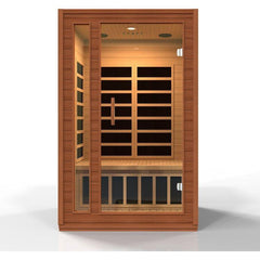 Dynamic Cordoba Elite 2-Person Ultra Low EMF FAR Infrared Sauna (Canadian Hemlock)