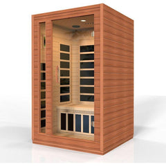 Dynamic Cordoba Elite 2-Person Ultra Low EMF FAR Infrared Sauna (Canadian Hemlock)