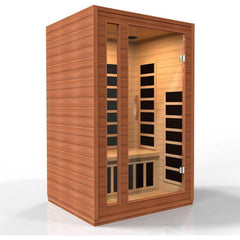 Dynamic Cordoba Elite 2-Person Ultra Low EMF FAR Infrared Sauna (Canadian Hemlock)